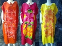 Ladies Batik Long Dress 04