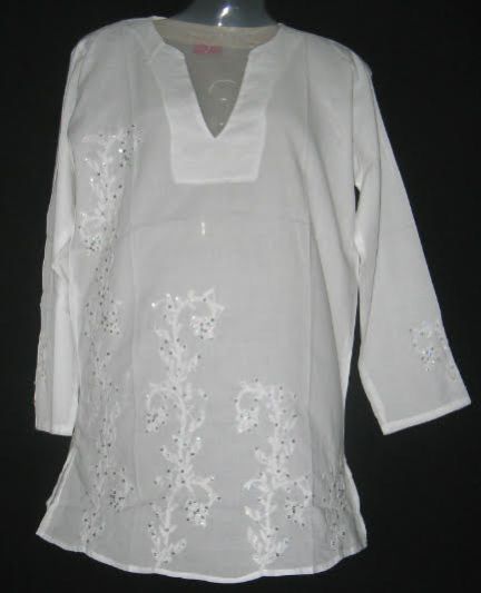 Ladies Lucknow Chikan Shirt 03