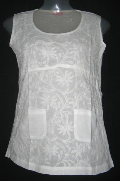 Ladies Lucknow Chikan Top 02