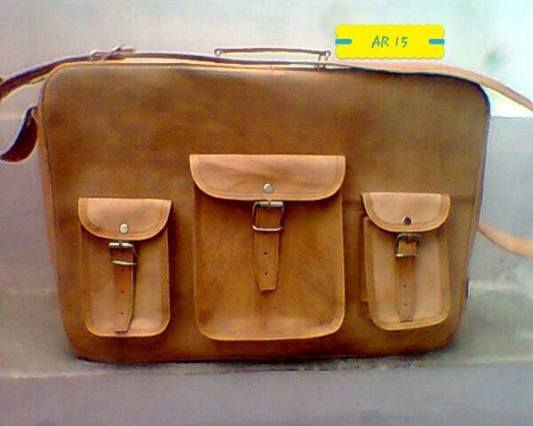 AR 15 Leather Sling Bag