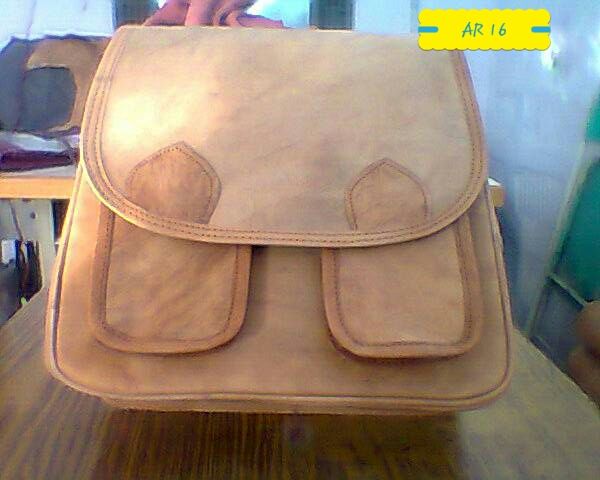 AR 16 Leather Sling Bag