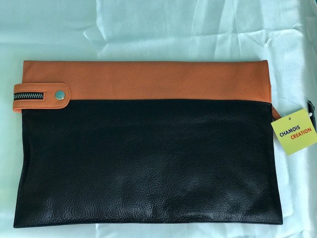Double Color Zip Pouch