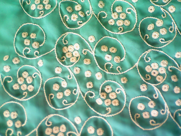 Fabric Mirror Work (GS/J/3001 -Small Size Round Mirror)