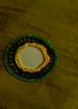 GS6006  - 3 layered Round Mirror Work