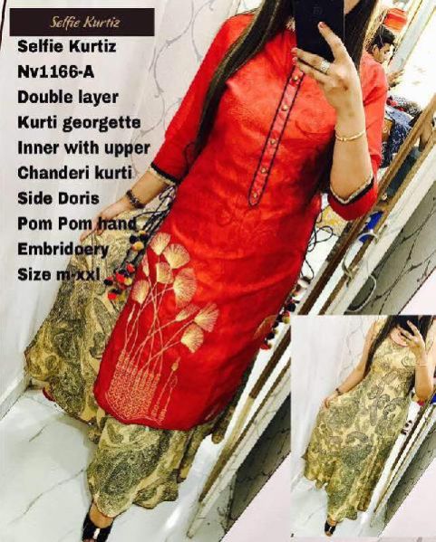 Nv1166-A Designer Kurti