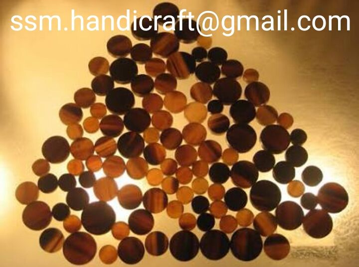 Buffalo Horn Button 01