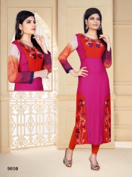 9010 Printed Cotton Kurti