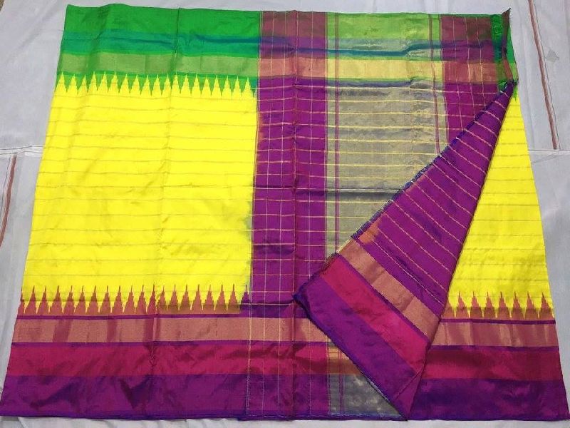 Handloom Pochampally Ikkat Pure Silk Saree 01