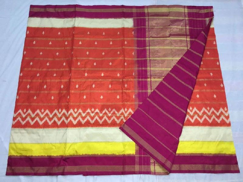 Handloom Pochampally Ikkat Pure Silk Saree 02