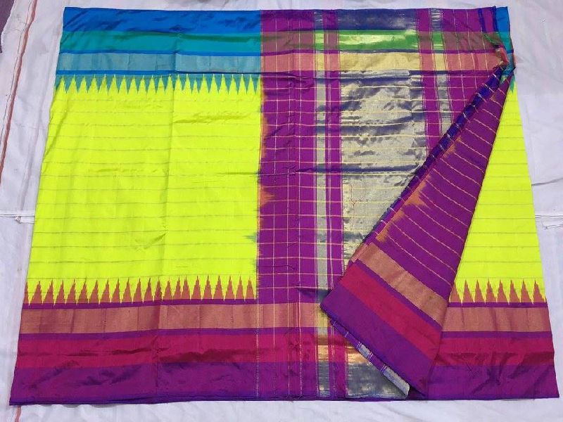 Handloom Pochampally Ikkat Pure Silk Saree 06