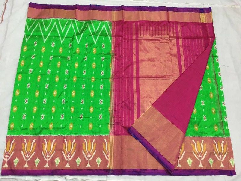 Handloom Pochampally Ikkat Pure Silk Saree 09
