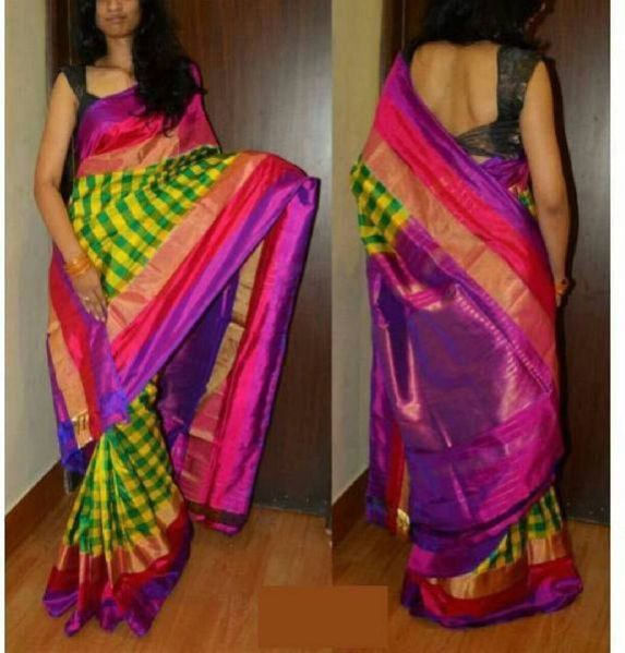 Ikkat Pure Silk Saree 04