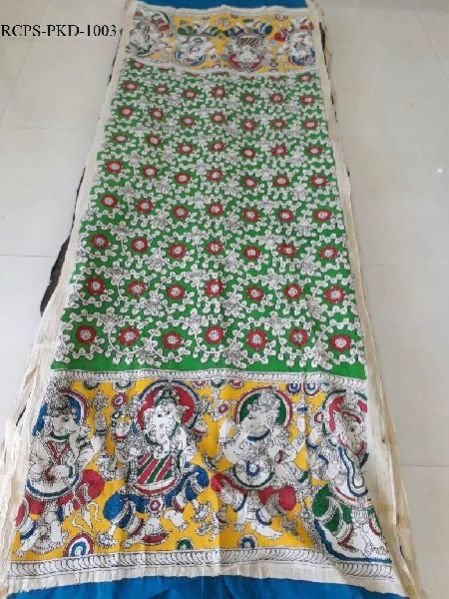 Pen Kalamkari Cotton Dupatta (RCPS-PKD-1003)