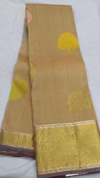 Pure Kanjeevaram Zari Silk And Organza Saree 18