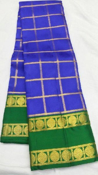 Pure Kanjeevaram Zari Silk And Organza Saree 29