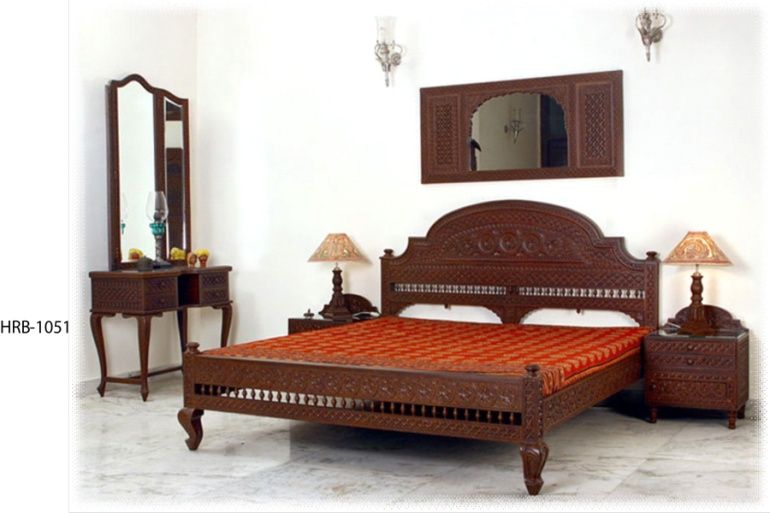 Wooden Bed 01