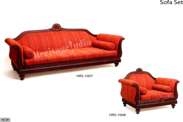 Wooden Carving Sofa Set 01