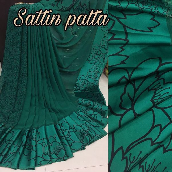 Satin Patta Saree 04