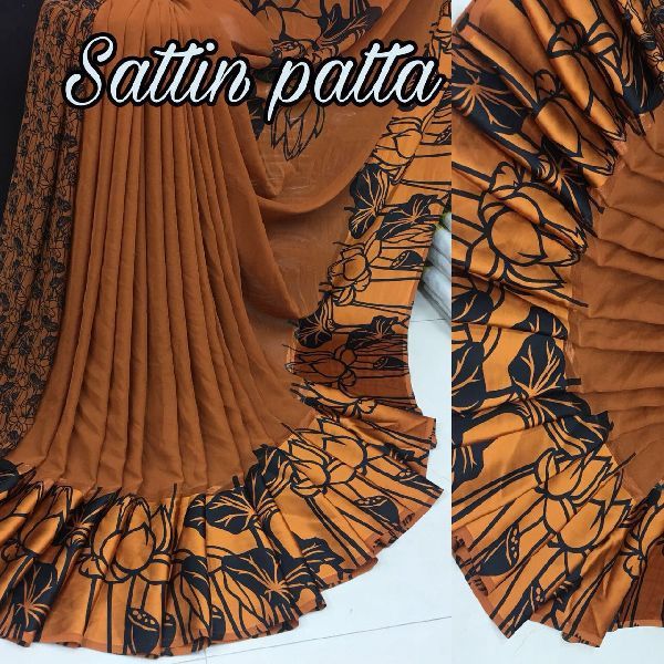 Satin Patta Saree 05