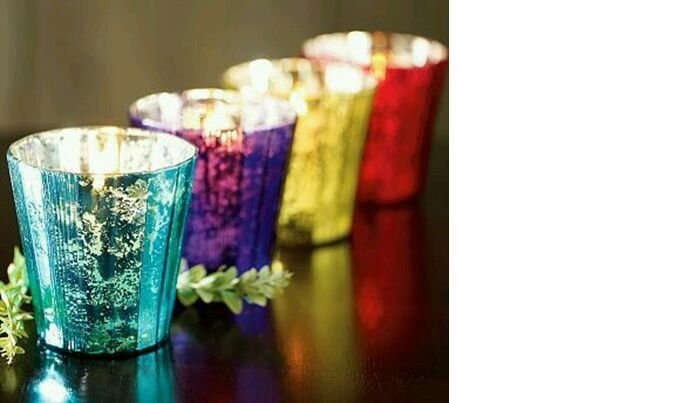 Glass Table Top Candle Holder 05