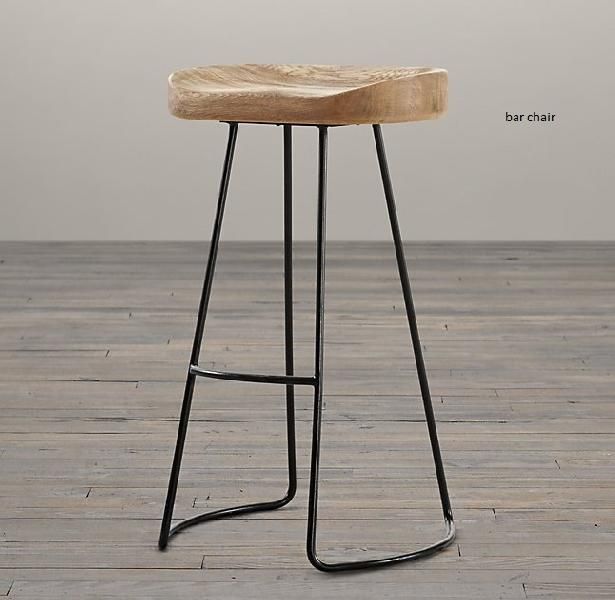 Wooden Bar Chair 02