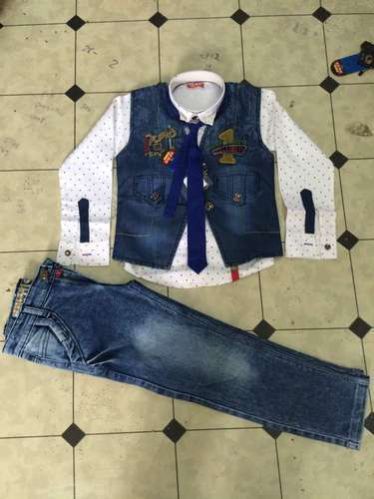 Kids Fancy Denim Jacket 04