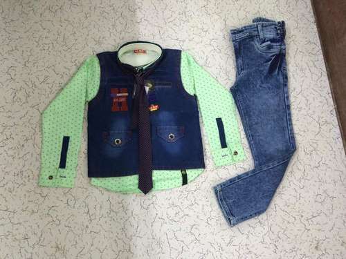 Kids Fancy Denim Jacket 06