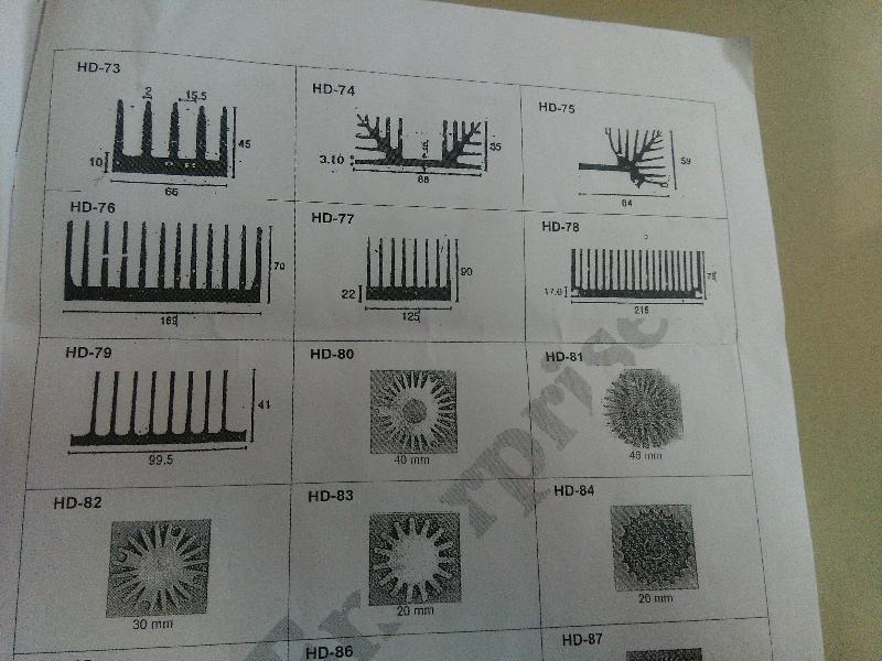 Aluminium Heat Sink 09