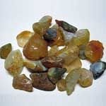 Yellow Agate Pebble Chips Stones