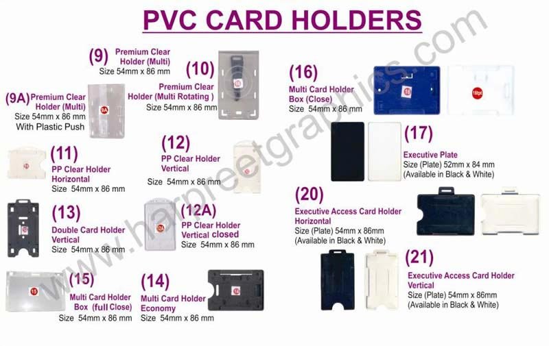 PVC Card Holders