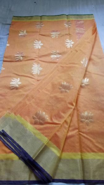Lotus Booti Work Saree 05