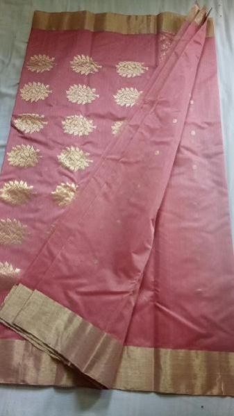 Lotus Booti Work Saree 08