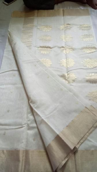 Lotus Booti Work Saree 09