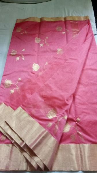 Lotus Booti Work Saree 08