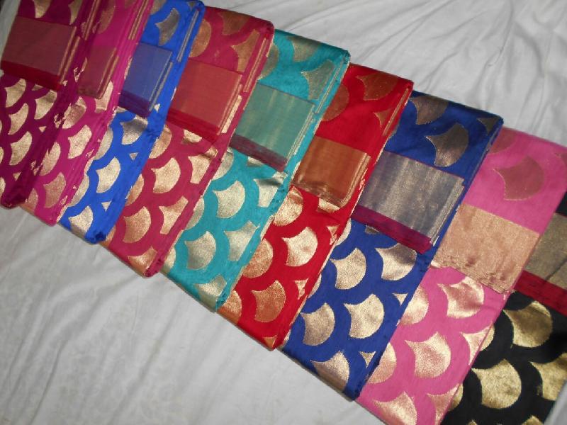 Tilak Booti Work Saree 09