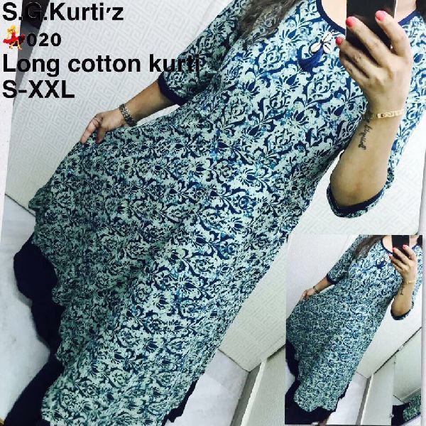 020 Pure Cotton Kurti