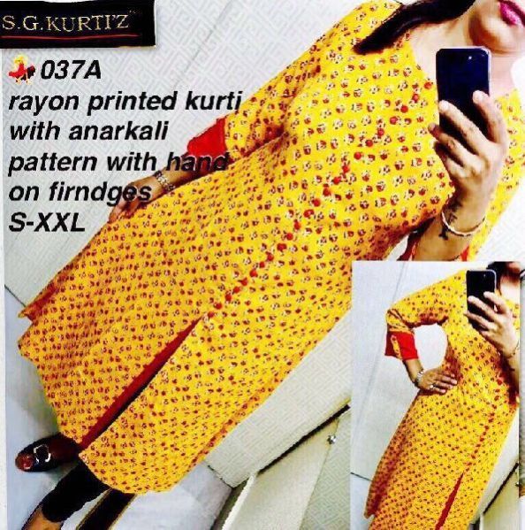 037 A Pure Cotton Kurti
