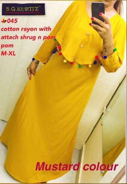 045 Pure Cotton Kurti