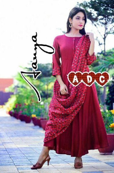 Red Designer Kurti