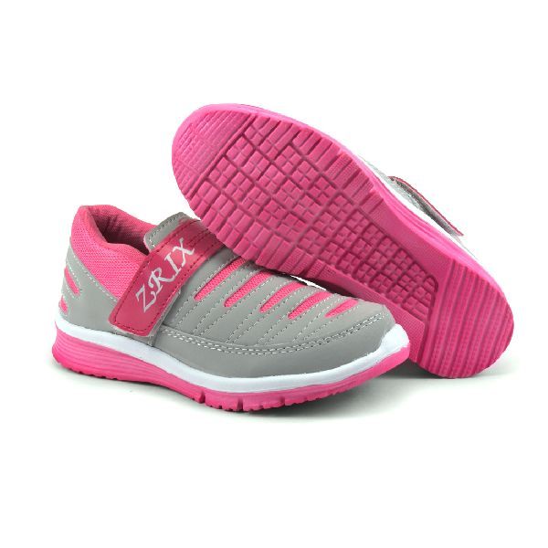 Ladies Grey & Pink Shoes 04