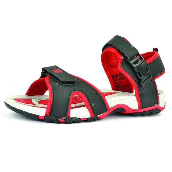 SDZ 116 Mens Black & Red Sandals 06