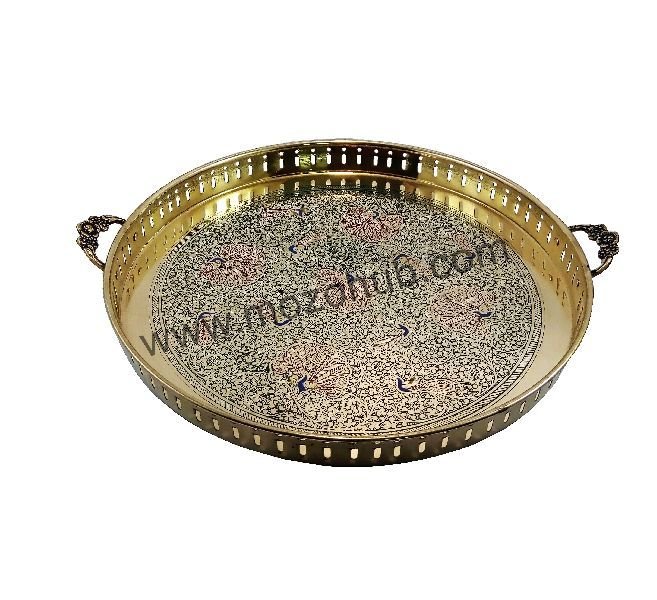 Brass Round Tray 01