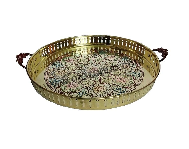 Brass Round Tray 05