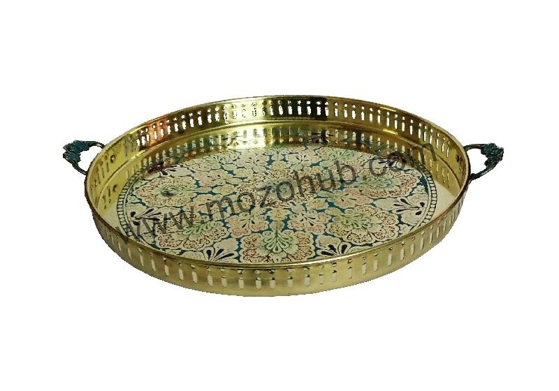 Brass Round Tray 06