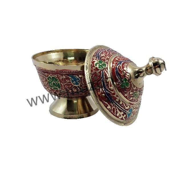Red Brass Dome Pot