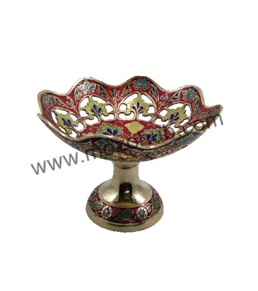 Red Brass Fruit Baskets