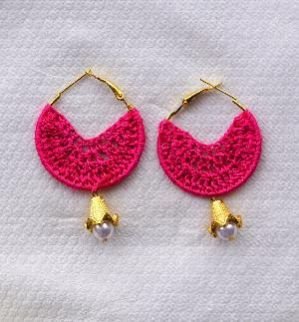 Crocheted Earrings 02