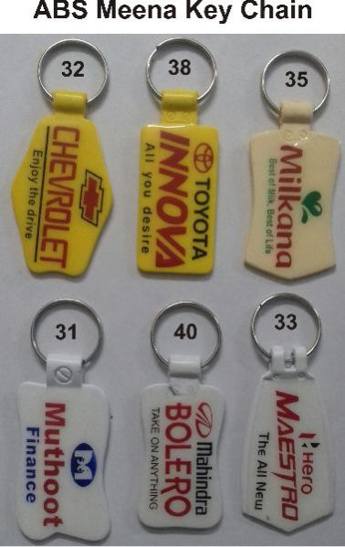 Plastic Keychains 02