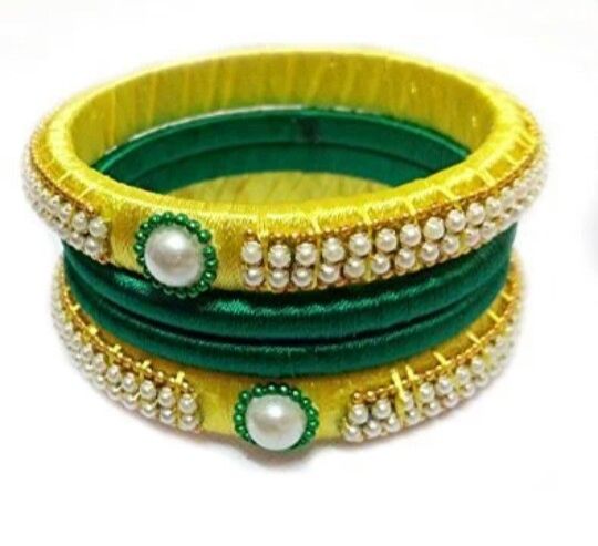 Handmade Silk Thread Bangles 02