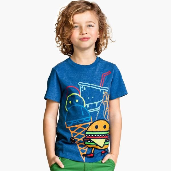 Kids Round Neck T-Shirt 01